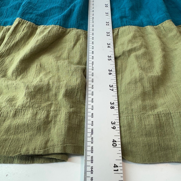 Old Navy All Day Maxi Swing Dress S Small Sleeveless Tasseled Colorblock Cottage - Picture 8 of 13